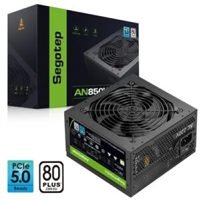 Segotep AN850W 850W 80Plus White 白牌 主機電源 - 黑色