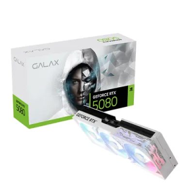 GALAX GeForce RTX 5080 1-Click OC 顯示卡 - 白色