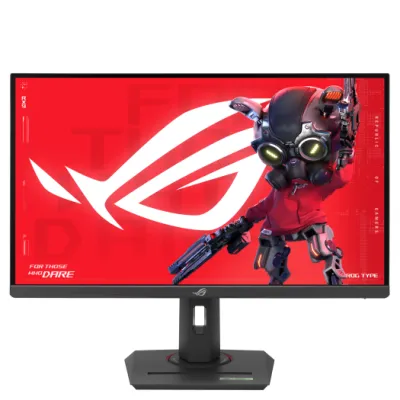 ASUS 華碩 ROG Strix XG27UCG 電競顯示器 Gaming Monitor (27吋 / 4K UHD [3840 x 2160] / 160Hz & FHD [1920 x 1080] / 320Hz 雙模式顯示 / Fast IPS / DCI-P3 95% / DisplayHDR 400 / FreeSync Premium + G-Sync Compatible / Type-C / 4向人體工學支架) - 黑色