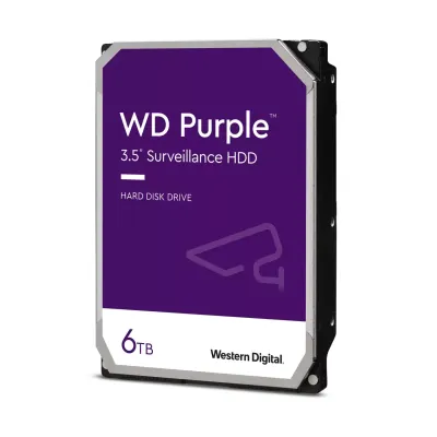 Western Digital WD Purple  Surveillance SATA HDD 3.5" 64/256mb 5400rpm 監控系統專用 - 6TB / 256MB