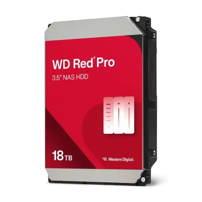 Western Digital WD Red Pro NAS HDD 3.5" 7200rpm 256mb / 512mb - 18TB
