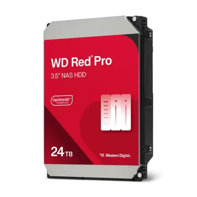 Western Digital WD Red Pro NAS HDD 3.5" 7200rpm 256mb / 512mb - 24TB