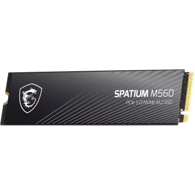 MSI 微星 SPATIUM M560 SSD 固態硬碟 PCIe 5.0 NVMe M.2 2280 10,300mb/s - 2TB