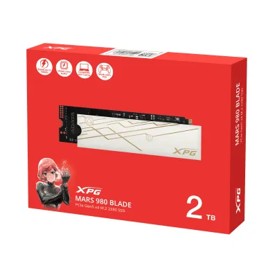 ADATA XPG MARS 980 BLADE PCIe Gen5 x4 M.2 2280 固態硬碟 - 2TB