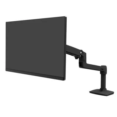ERGOTRON LX Desk Monitor Arm Monitor Mount (Black/White) - 黑色