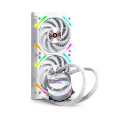 VALKYRIE GL240 RGB 240mm Liquid CPU WaterCooler - 白色