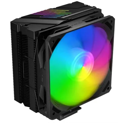 (倒數優惠)upHere S5C/S5C4 ARGB 單塔式五熱導風冷散熱器 - 黑色