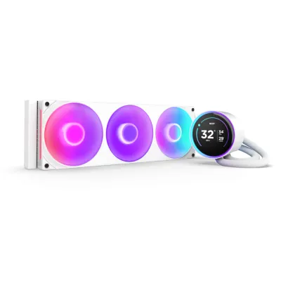 NZXT Kraken Elite 360 RGB /V2 360mm AIO liquid cooler - Kraken Elite 360 RGB V2 / 白色