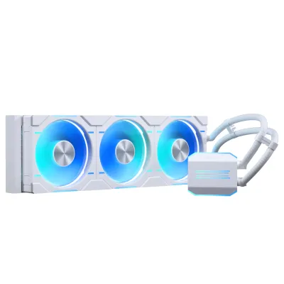 Phanteks GLACIER ONE 360D30 D-RGB AIO 360mm 水冷散熱器 - 白色