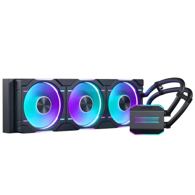 Phanteks GLACIER ONE 360D30 D-RGB AIO 360mm 水冷散熱器 - 黑色