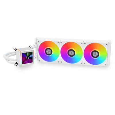 LIAN LI 聯力 GALAHAD II LCD 360 水冷散熱器 360mm AIO - 白色 / UNI FAN SL-INF