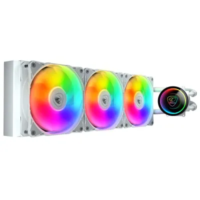 Cougar Poseidon Elite ARGB 360mm 海神 AIO 水冷散熱器 - 白色