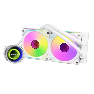 LIAN LI 聯力 GALAHAD II TRINITY 240 水冷散熱器 240mm AIO - 白色 / UNI FAN SL-INF