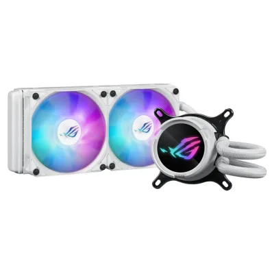 ASUS 華碩 ROG STRIX LC III 240 ARGB 水冷散熱器 - 白色