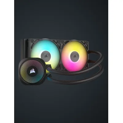 Corsair iCUE LINK TITAN 240 RX RGB 240mm 水冷散熱器 - 白色