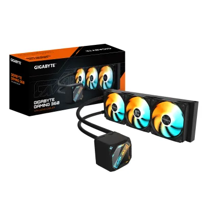 GIGABYTE 技嘉 GAMING 360 水冷散熱器 - 黑色