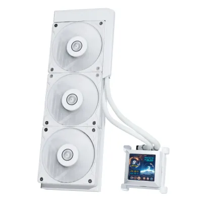 LIAN LI 聯力 HYDROSHIFT LCD 360S AIO CPU WATER COOLER - 白色