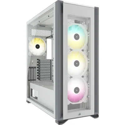 Corsair iCUE 7000X RGB Tempered Glass ATX CASE - 白色