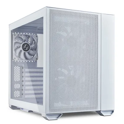 Lian Li PC O11 Air Mini E-ATX Tempered Glass Case - 白色