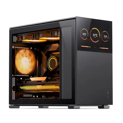 Jonsbo D31 標準副屏版 MATX 機箱 - 黑色