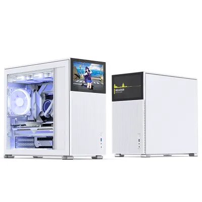 JONSBO D41 SCREEN ATX Computer Case - 白色 / Mesh