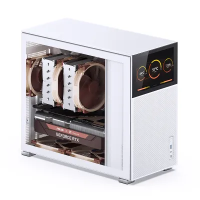 JONSBO D41 SCREEN ATX Computer Case - 黑色 / Mesh