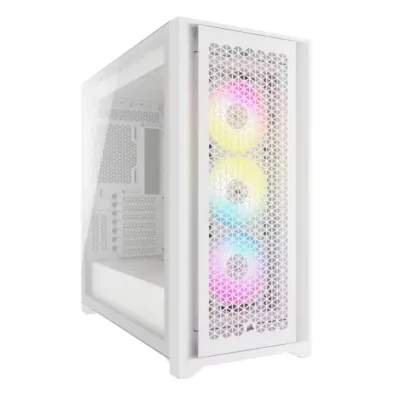 Corsair iCUE 5000D RGB AIRFLOW ATX 機箱 - 白色