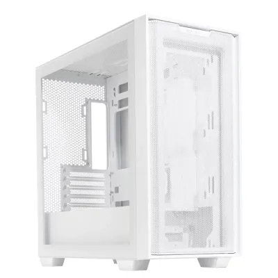 [支援背插底板]ASUS 華碩 A21 MATX 機箱 - 白色