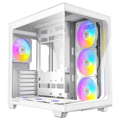 (內附7隻風扇) Antec C5 ARGB ATX Case 機箱 - 白色