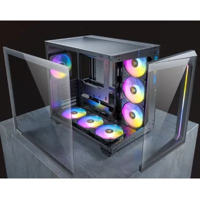 (內附7隻風扇) Antec C5 ARGB ATX Case 機箱 - 黑色