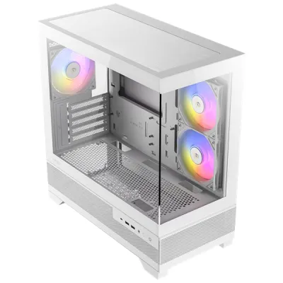 (內附3隻風扇)Antec CX500M RGB MATX 電競機箱 - 白色