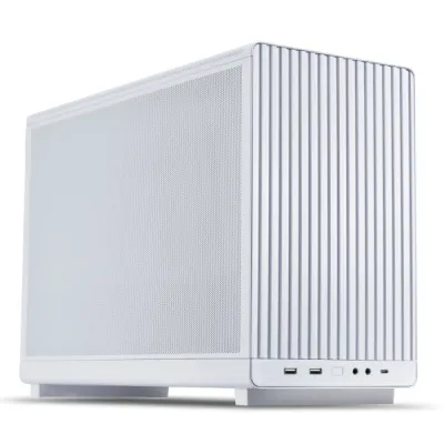 LIAN LI 聯力 Dan Case A3 MATX CASE 機箱 黑/白/木色 - 白色 / 鋼板