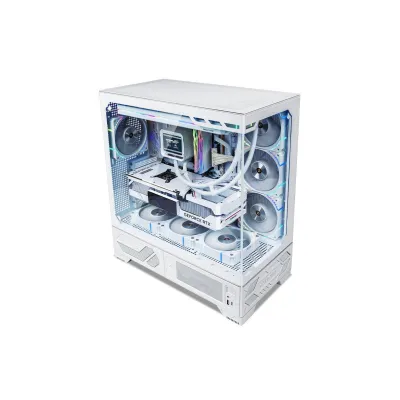 VALKYRIE VK03 LITE ATX 機箱  無側柱海景房 兼容背插主板 - 白色