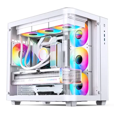 JONSBO TK-3 Computer Case 曲面海景房 ATX機箱 (支持ATX 背插式主板) - 黑色