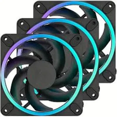 Fractal Design Momentum 140mm Fan - 黑色 / 三件裝 / RGB