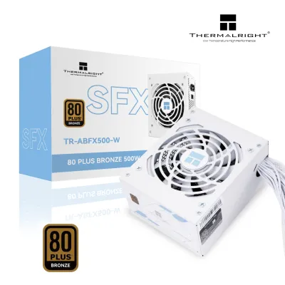 Thermalright  ABFX 500W 80Plus Bronze 銅牌 主機電源 黑/白 - 白色