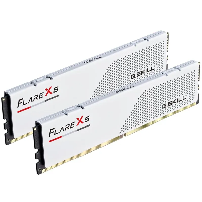 G Skill Flare X5 DDR5 6000MHz 64GB (32GB x 2) - 白色