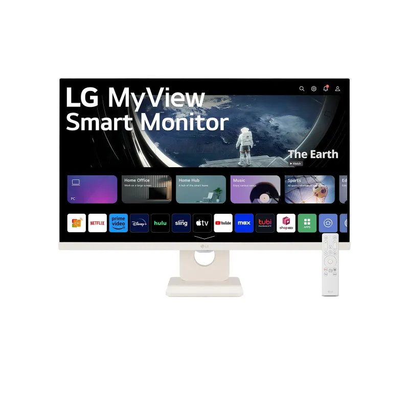 周辺機器 LG 32SR83U-W webOS搭載 31.5インチ 4K IPS MyView Smart