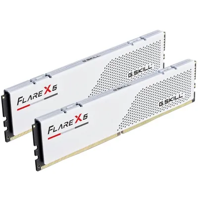 G Skill Flare X5 DDR5 6000MHz 64GB (32GB x 2) - 白色