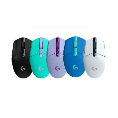 LOGITECHG304  LIGHTSPEED Wireless Gaming Mouse無線電競遊戲滑鼠 黑色