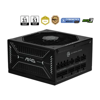 MSI 微星 MAG A1000GLS III PICE5.1 ATX3.1 1000W 80Plus Gold 金牌 主機電源 (5年保養)