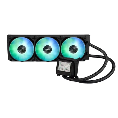 ASUS 華碩 AYW Gaming LC 360 ARGB LCD 水冷散熱器 - 黑色