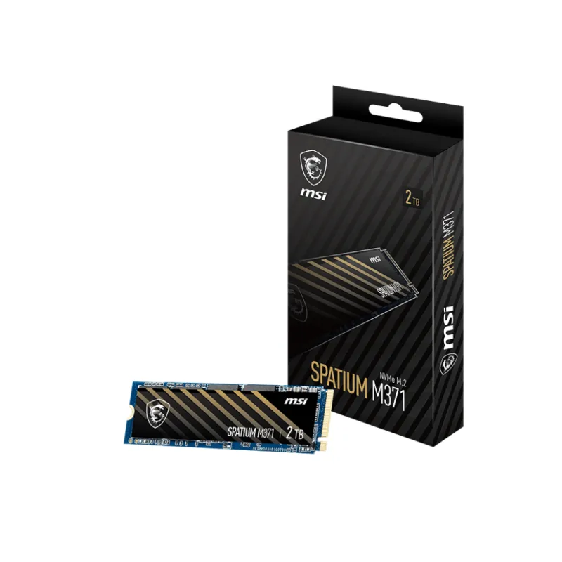 MSI SPATIUM M371 M.2 PCI-E 3.0 SSD 固態硬碟(3600MB/s) 500GB - 固態