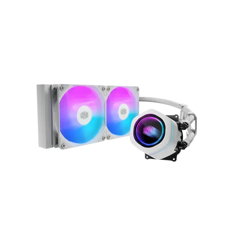 Cooler Master MasterLiquid Core Nex ARGB 240 水冷散熱器 - 白色