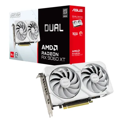ASUS 華碩 Dual Radeon  RX 9060 XT White OC  16GB GDDR6 顯示卡