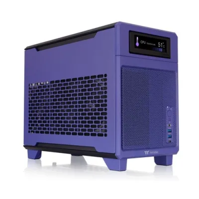 Thermaltake 曜越 TR100 ITX 機箱 - 暮光紫