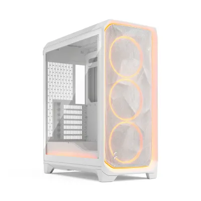 Fractal Design Meshify 3 XL - White RGB TG Clear Tin