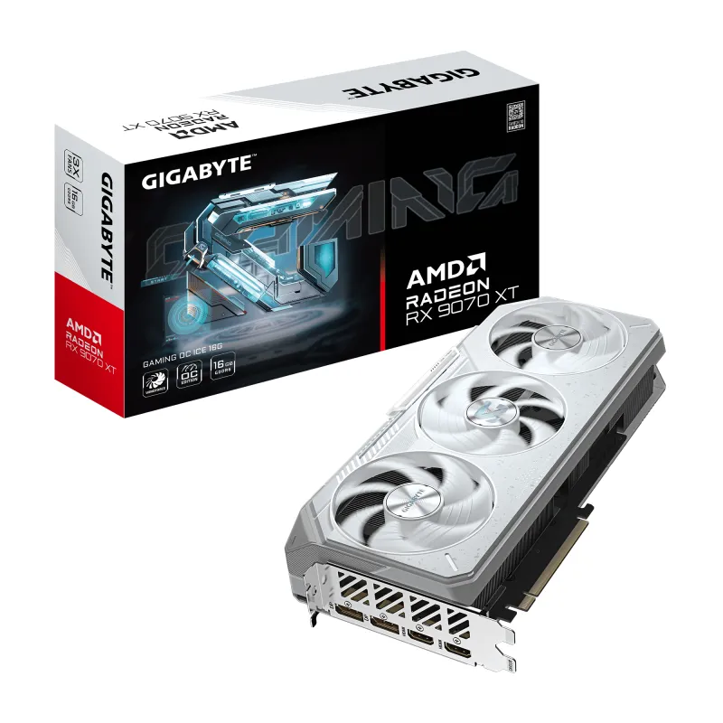 Gigabyte 技嘉 Radeon™ RX 9070 XT GAMING OC ICE 16G