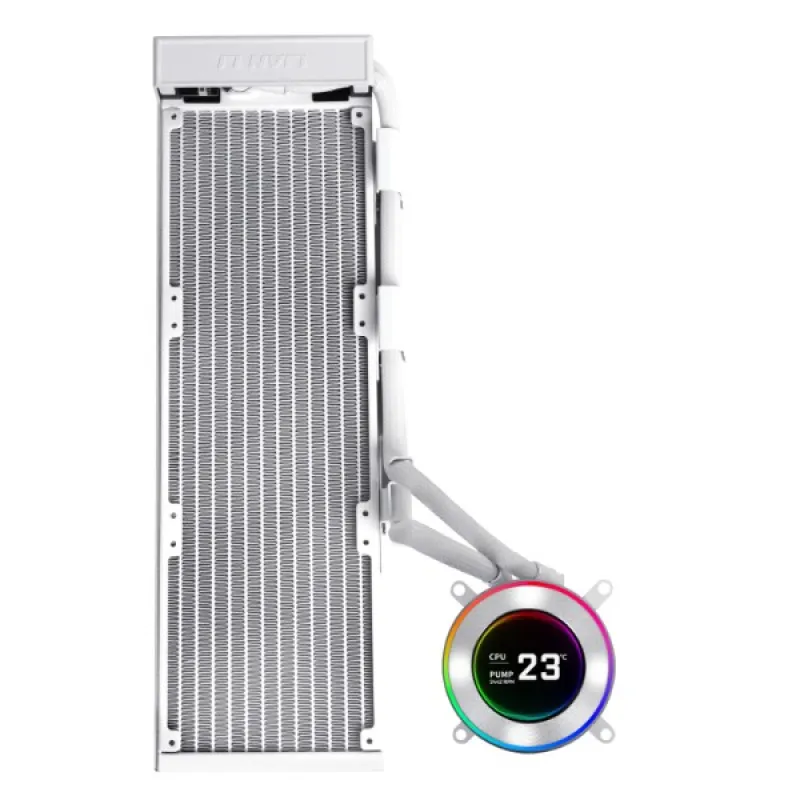 LIAN LI 聯力 Hydroshift II LCD-C 360N 360mm 水冷散熱器 - 白色 / 無風扇