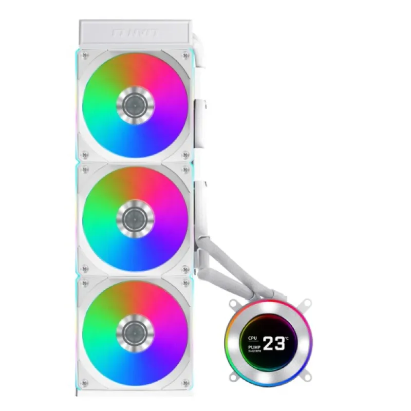 LIAN LI 聯力 Hydroshift II LCD-C 360N 360mm 水冷散熱器 - 白色 / CL Wireless